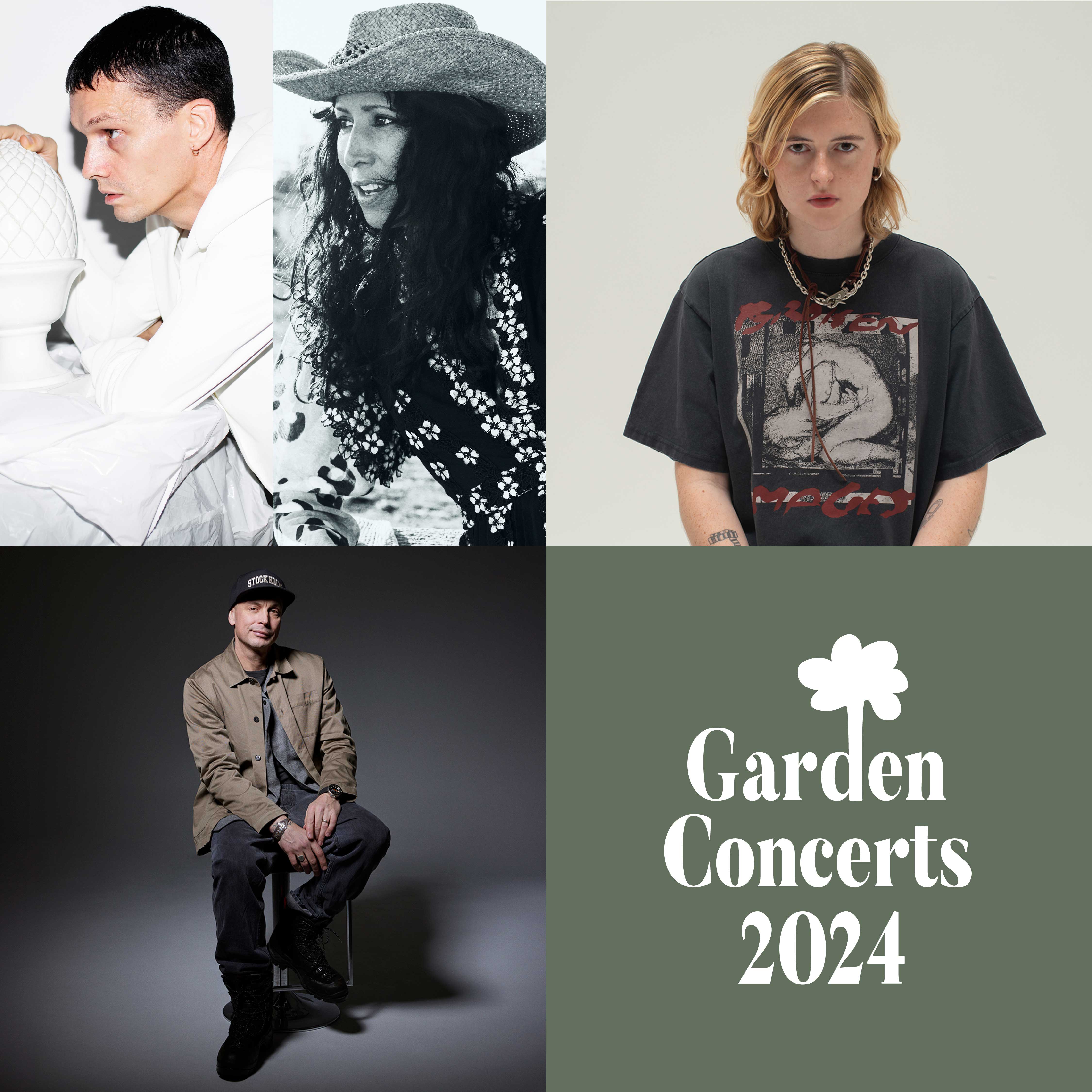 Artister i samband med Garden Concerts 2024 på Bjerred station